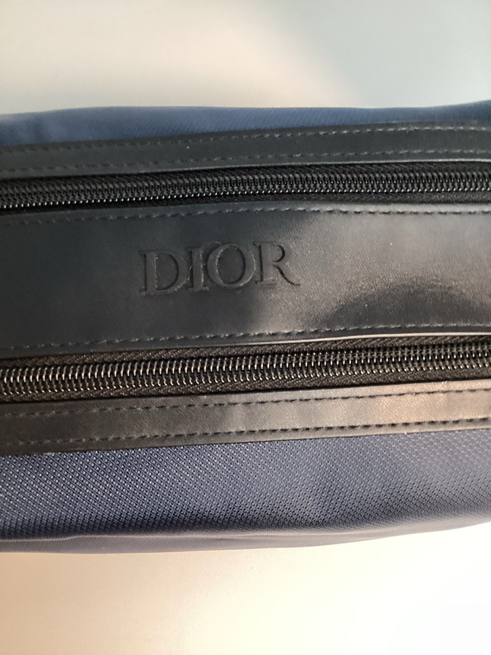 Dior Men’s Navy Blue Nylon Toiletry - Picture 2 of 6